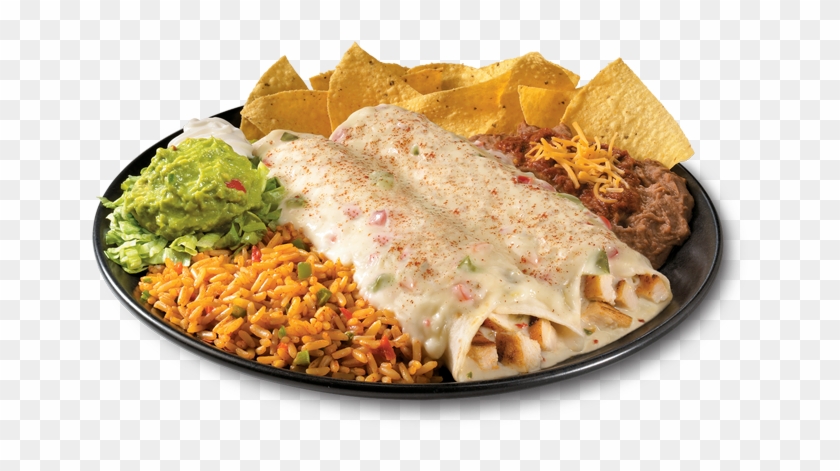 Taco Bueno Chicken Enchilada Platter Clipart