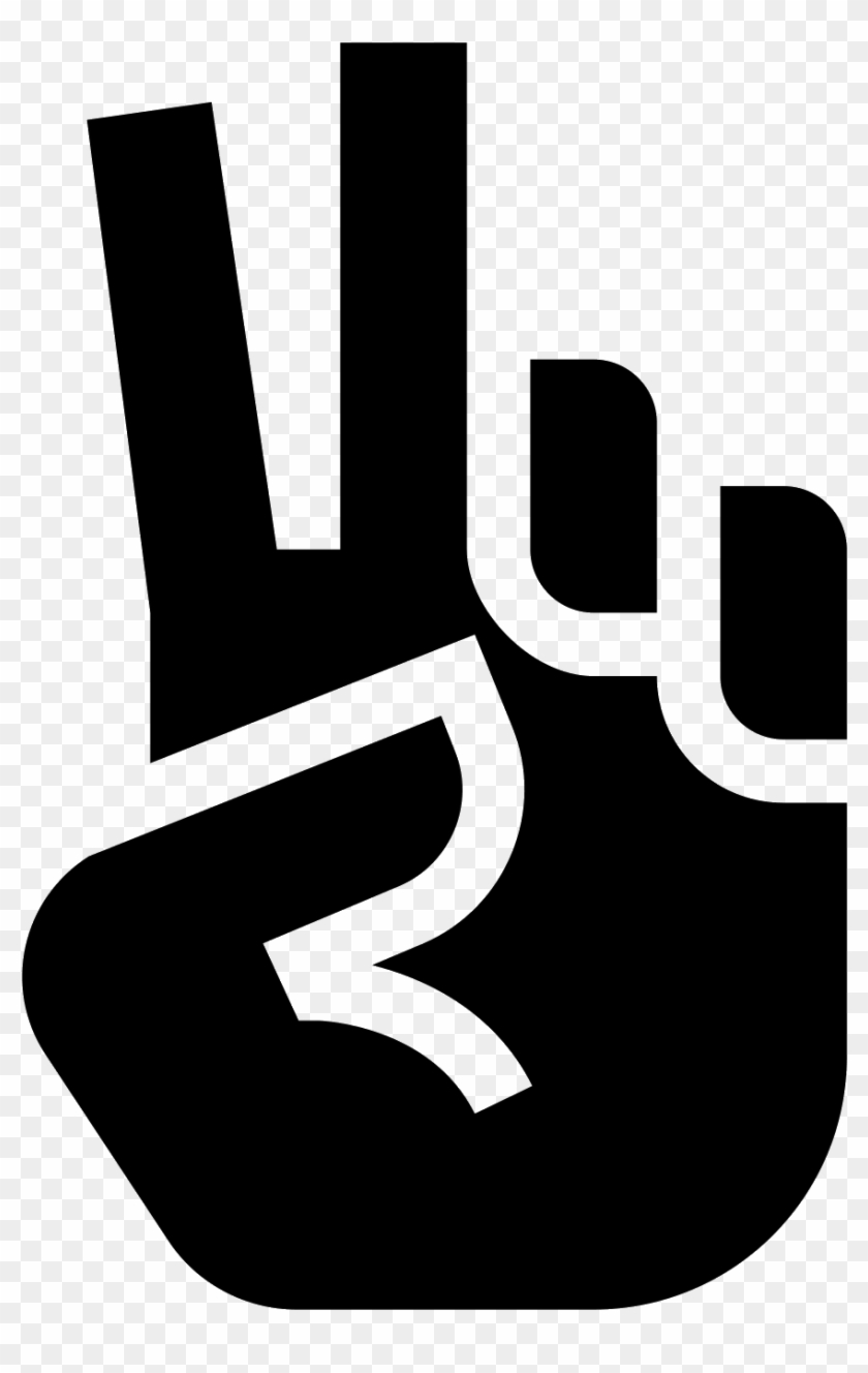 Black And White Stock Frieden Icon Free Download Png - Symbol Peace Hand Png Clipart #688766
