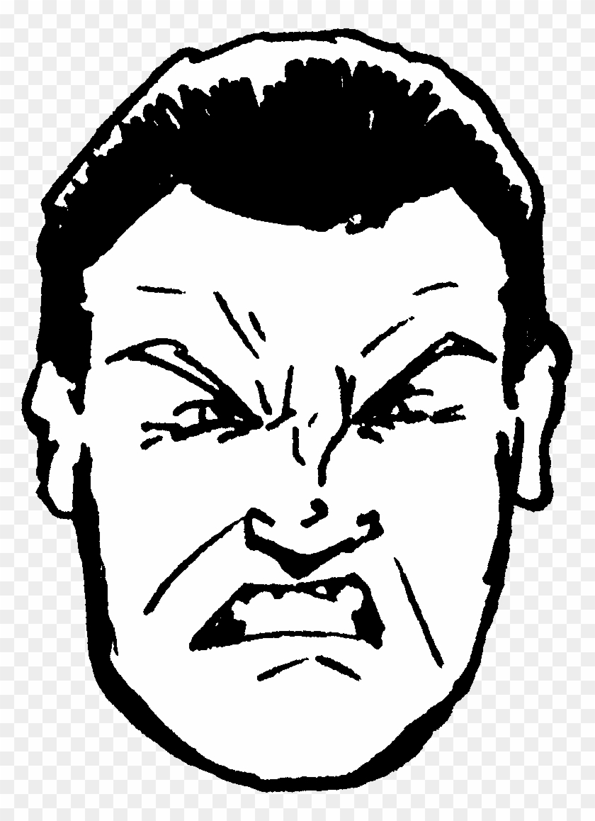 Angry Man 02 , Png Download - Illustration Clipart