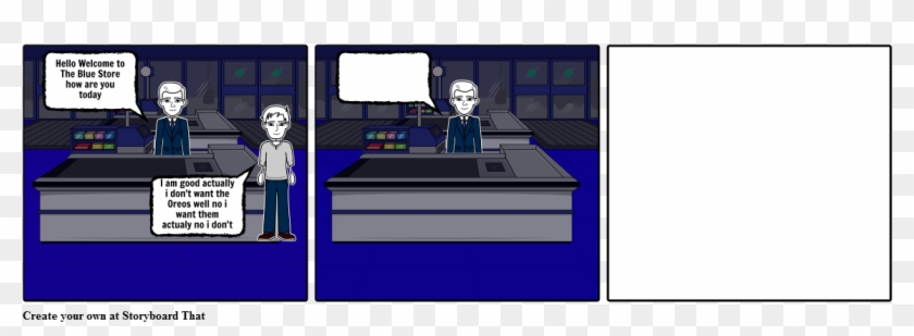 The Angry Store Man Person Clipart