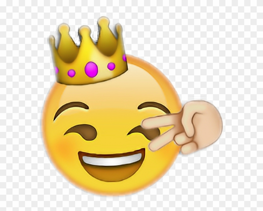 Queen King Peace Emoji Sticker Issa Dxddyyyy Png Queen - Smiley Clipart  (#689278) - PikPng