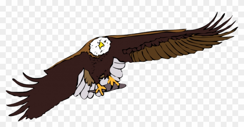 Eagle Silhouette Vector Graphics - Eagle Cartoon Vector Png Clipart