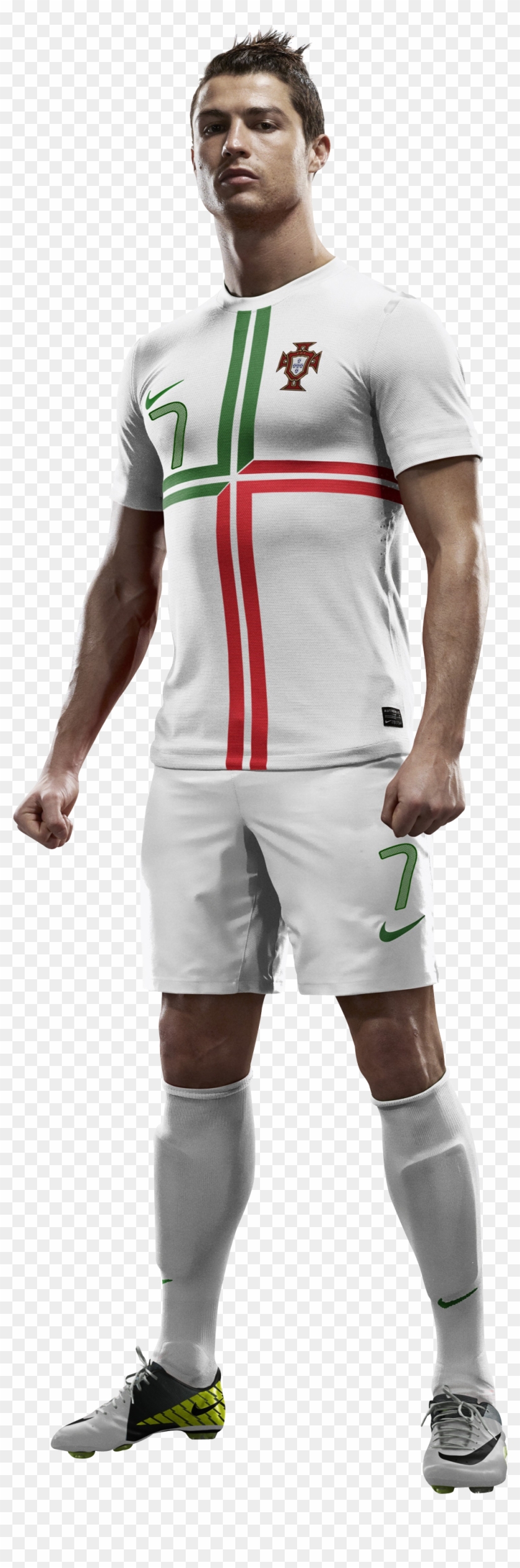1550 X 3166 - Cristiano Ronaldo Portugal Png Clipart