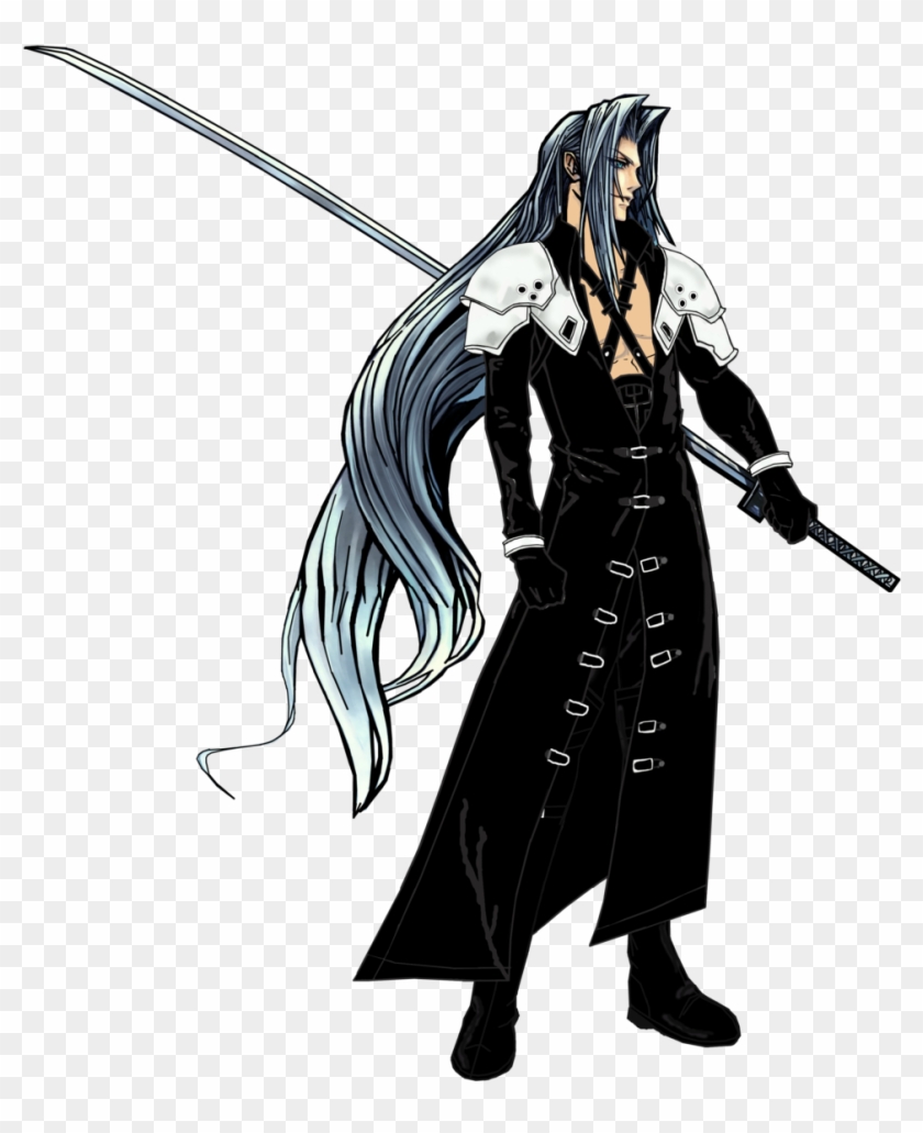 473kib, 1024x1168, Sephiroth Artwork Ffviiacc Full - Sephiroth Artwork Clipart #689777