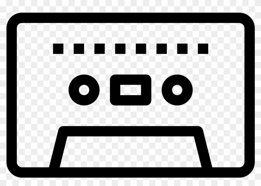 Cassette Multimedia Music Cassette - Laptop Drawing For Kids Clipart