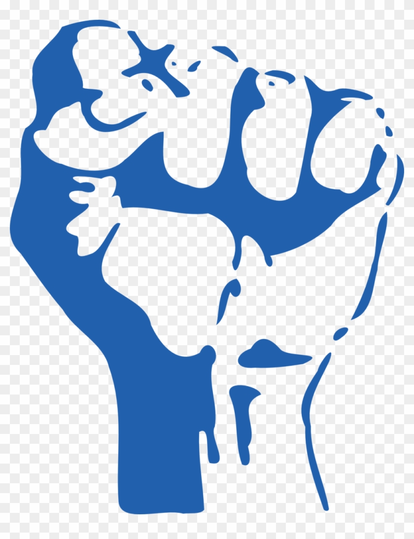 Fire On The Mountain Strives To Be A Positive Force - Raised Fist Transparent Background Clipart