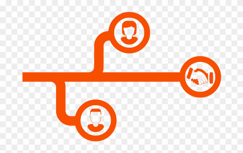 Exposes Attendees To A Wide Variety Of Opportunities - Network People Orange Clipart