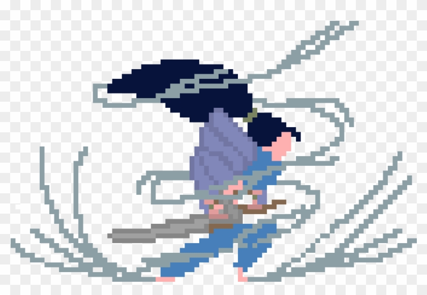Pixel Yasuo - Graphic Design Clipart