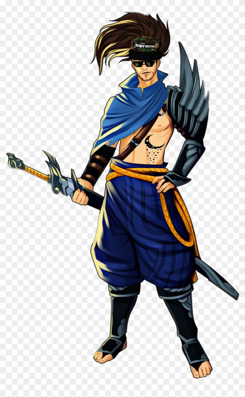 Yasuo Sticker - Cartoon Clipart #691146