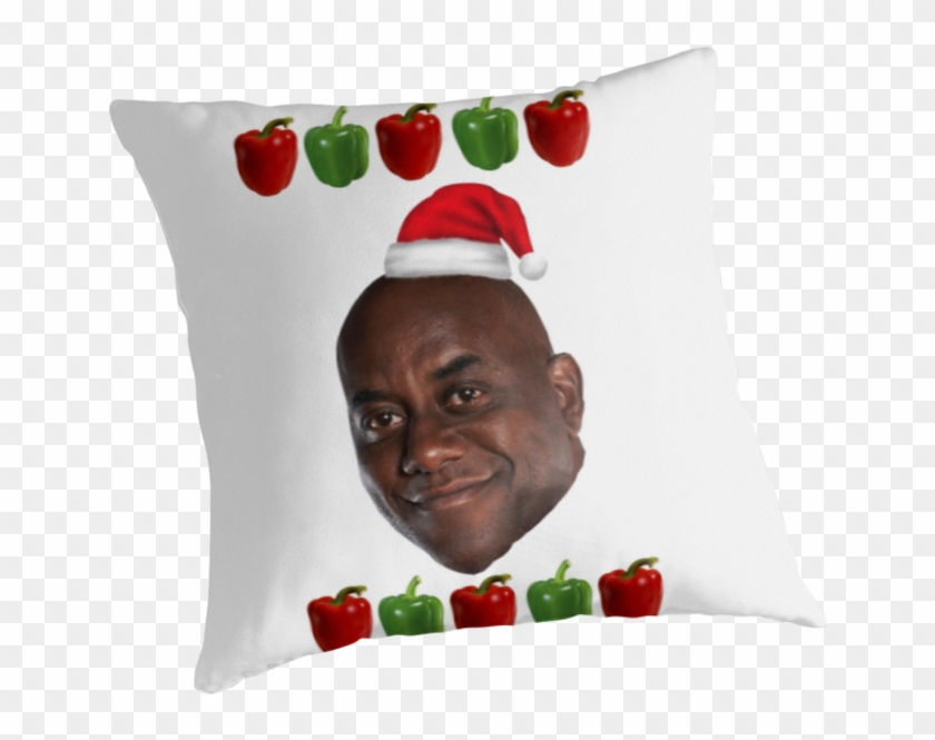 "the Ainsley Harriott Christmas Jumper" Throw Pillows Clipart #691323