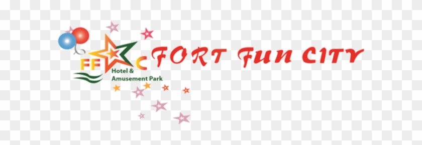 Fort Fun City Hotel & Amusement Park - Graphic Design Clipart