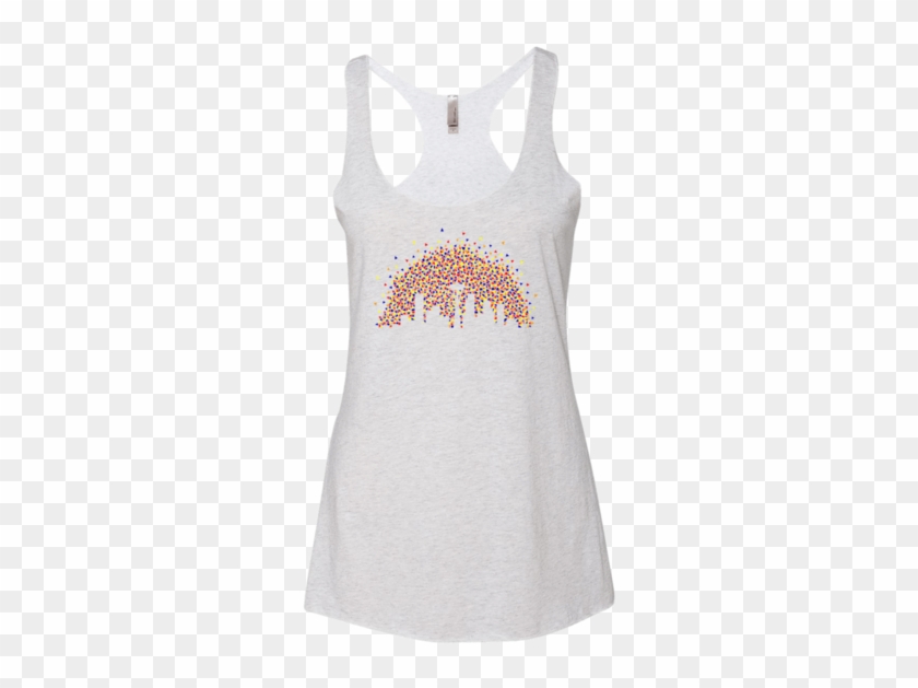 White/orange Women's Tank - Active Tank Clipart