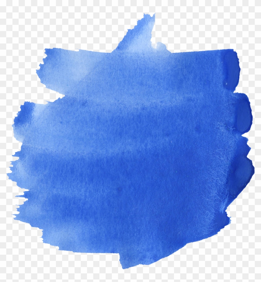Blue Size Download 52 Blue Watercolor Brush Stroke Clipart #692051