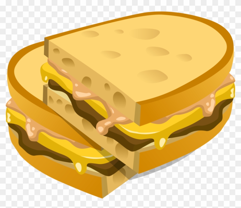 Panini Ham And Cheese Sandwich Pickled Cucumber Submarine - Panini Sandwiches Clip Art - Png Download