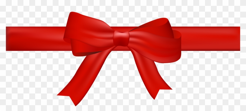 Picture Black And White Bow Clipart Banner - Transparent Blue Bow And Ribbon - Png Download