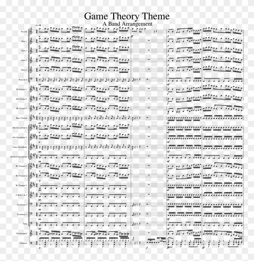 Print - Game Theory Tenor Sax Clipart #692391
