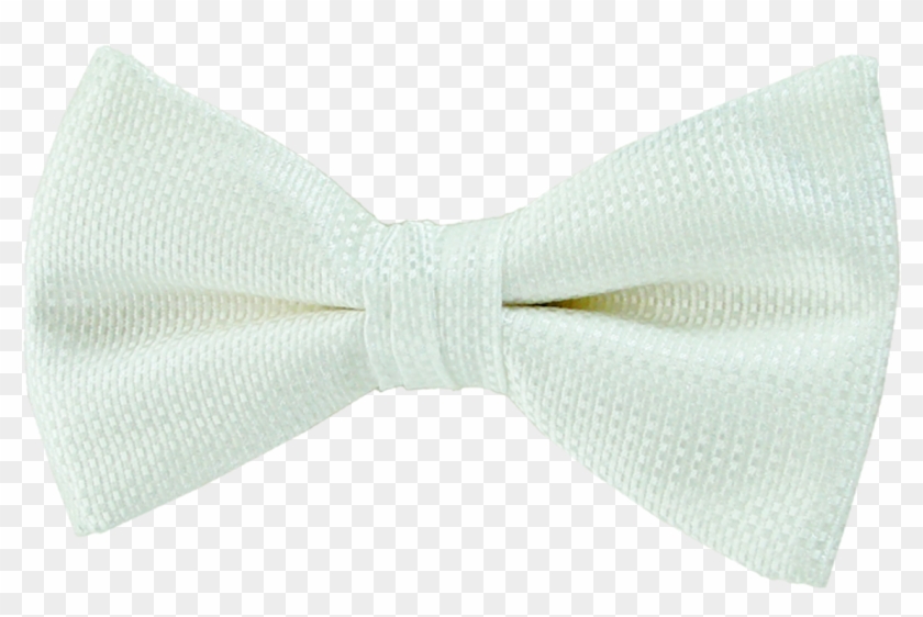 Romance White Bow Tie - Cream Bow Tie Png Clipart