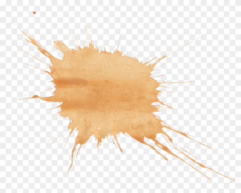 18 Brown Watercolor Splatter Clipart