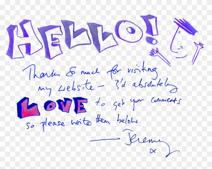 Jeremy Vine Official Website - Handwriting Clipart