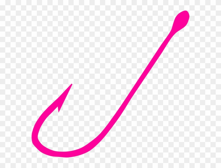 Cute Fishing Hook Clipart - Pink Fishing Pole Clipart - Png Download #692846