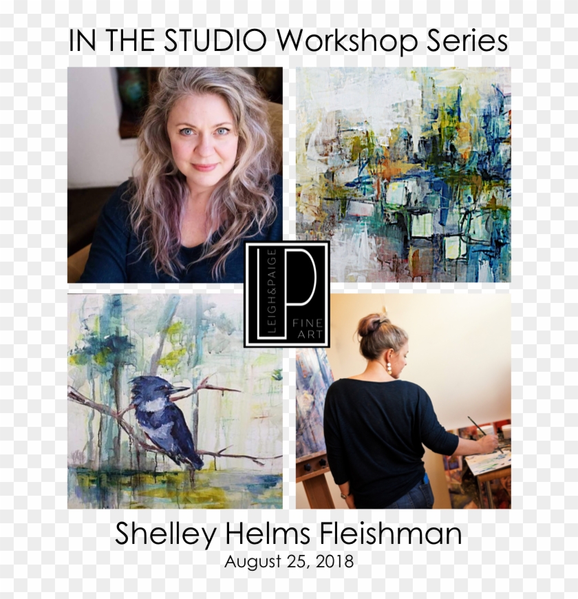 Leigh & Paige Fine Art “in The Studio” Art Workshop - Blue Jay Clipart