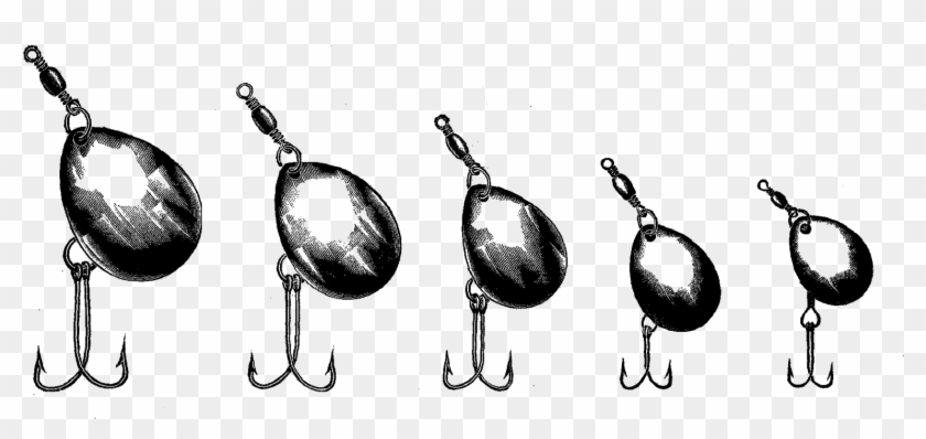 Digital Fishing Lure Downloads - Earrings Clipart
