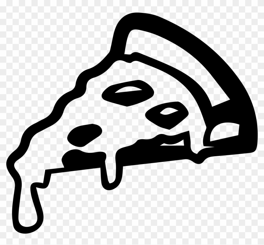 Png Pizza Black And White Did You Ever Taste This Good - Pizza Clipart Png Black Transparent Png #693168