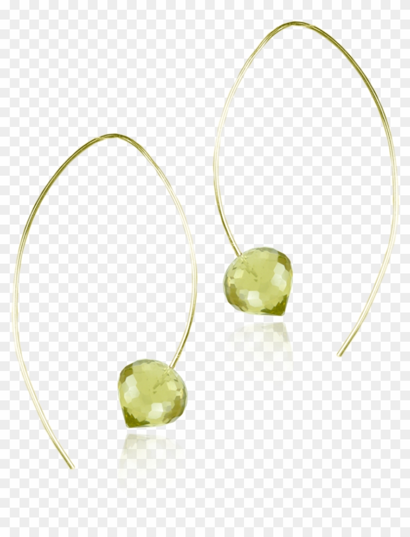 Smokey Quartz Long Fish Hook Earrings - Earrings Clipart #693226