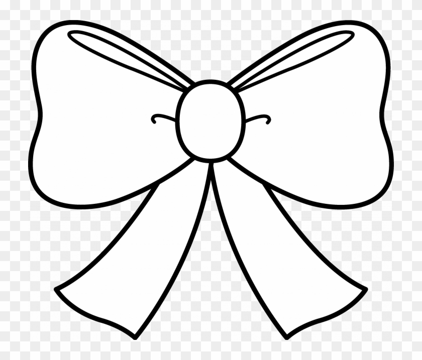 Minnie Mouse Bow Coloring Pages - Jojo Bow Colouring Pages Clipart #693448