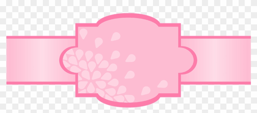 Pink Banner Png Download Image - Banner Rosa Png Clipart #693660