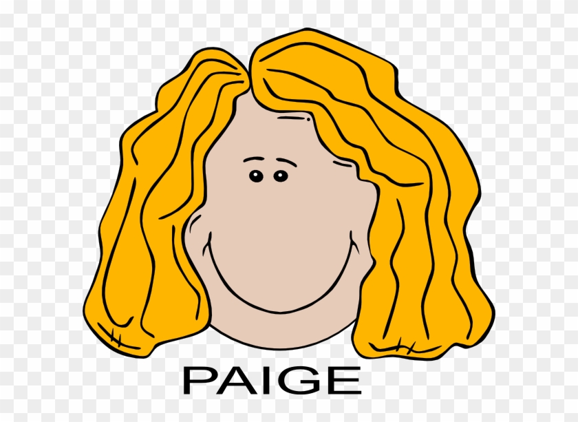 Small - Cartoon Boy With Long Hair Clipart