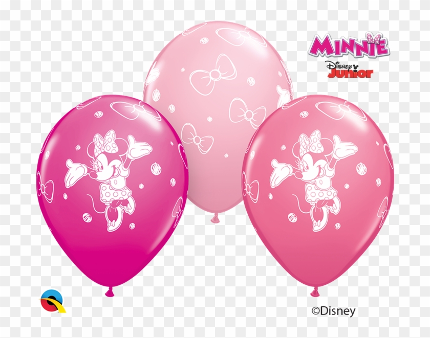 Minnie Mouse Assorted Pinks 11" Latex Balloons - Minnie Mouse Balloon Philippines Clipart #693930
