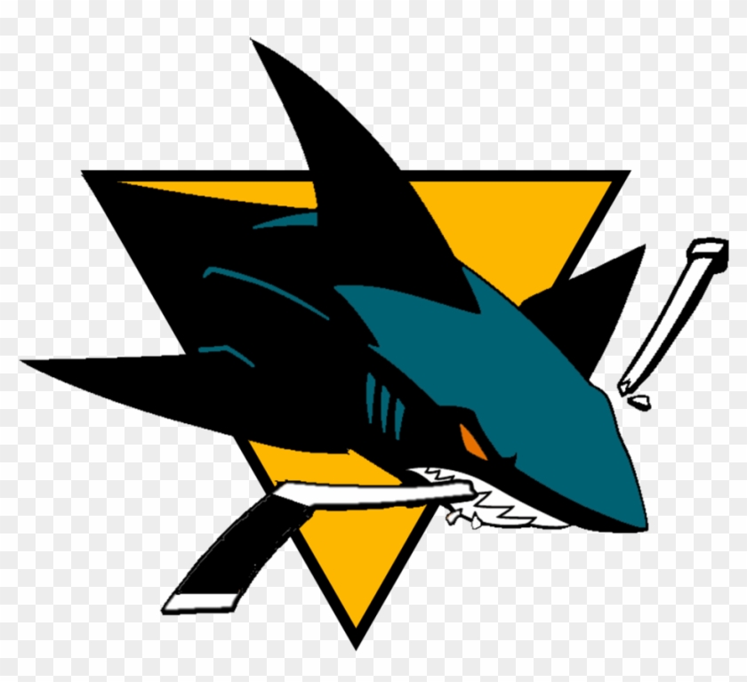 Penguins Zpscwswdw41 - San Jose Sharks Logo Clipart #694003