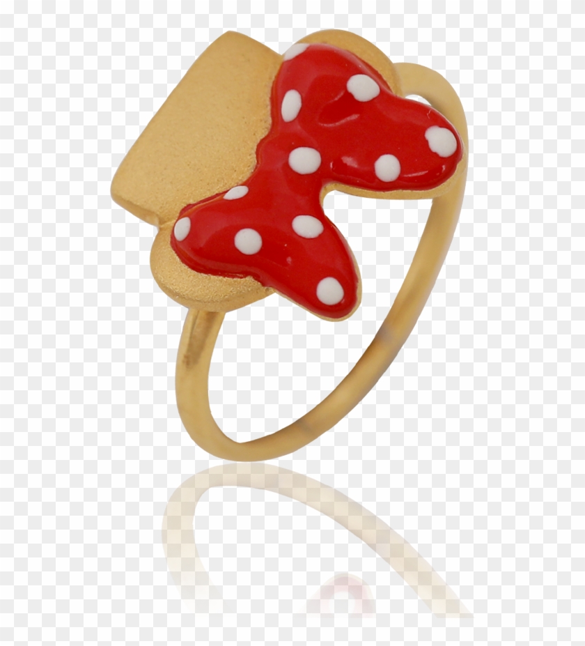 Charming Minnie Mouse Bow Ring - Ring Clipart #694021