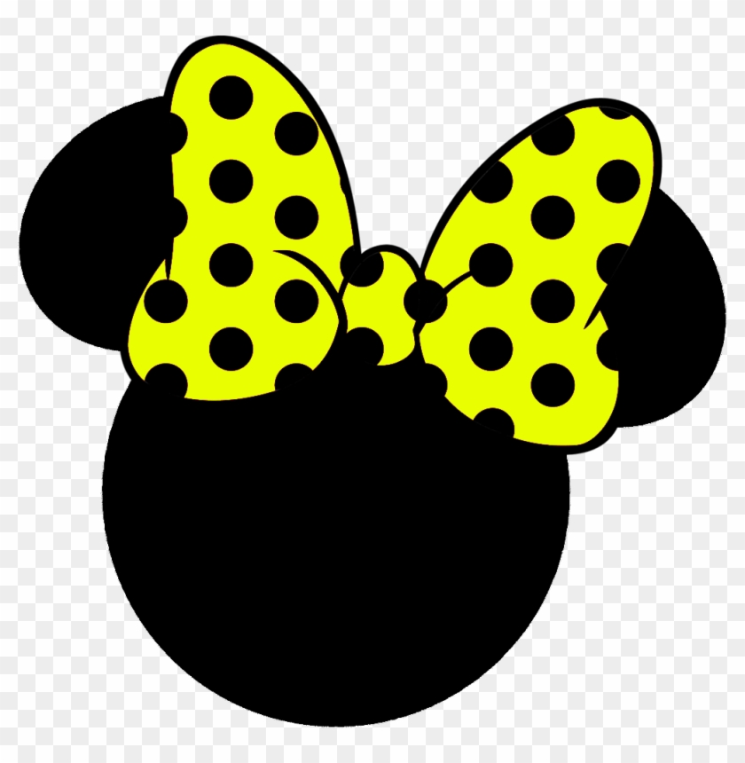Minnie Heads And Bows, Free Printables - Minnie Mouse Head Silhouette Clipart #694273