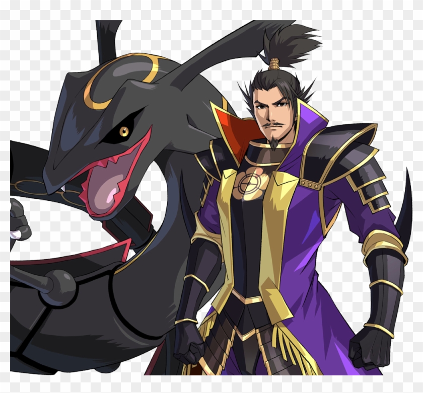 Nobunaga And Rayquaza - Pokemon Conquest Nobunaga Clipart #694911