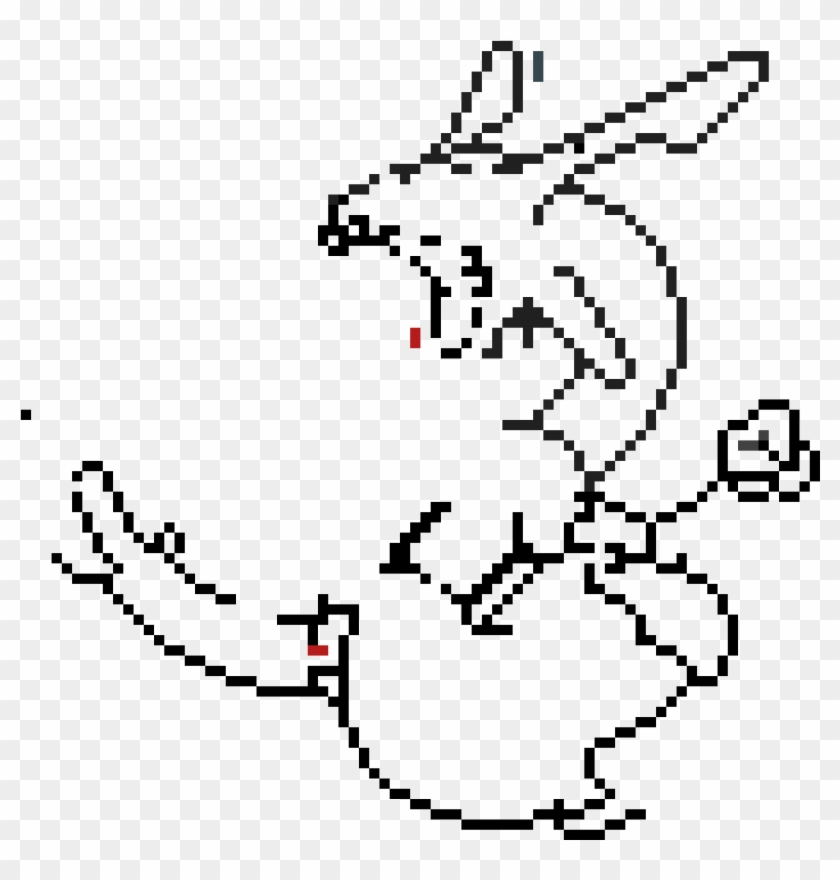 Unfinished Shiny Rayquaza - Line Art Clipart