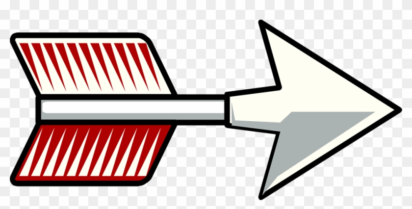 Feather Arrow Art Feathered Clip - Archery Clip Art Arrow - Png Download