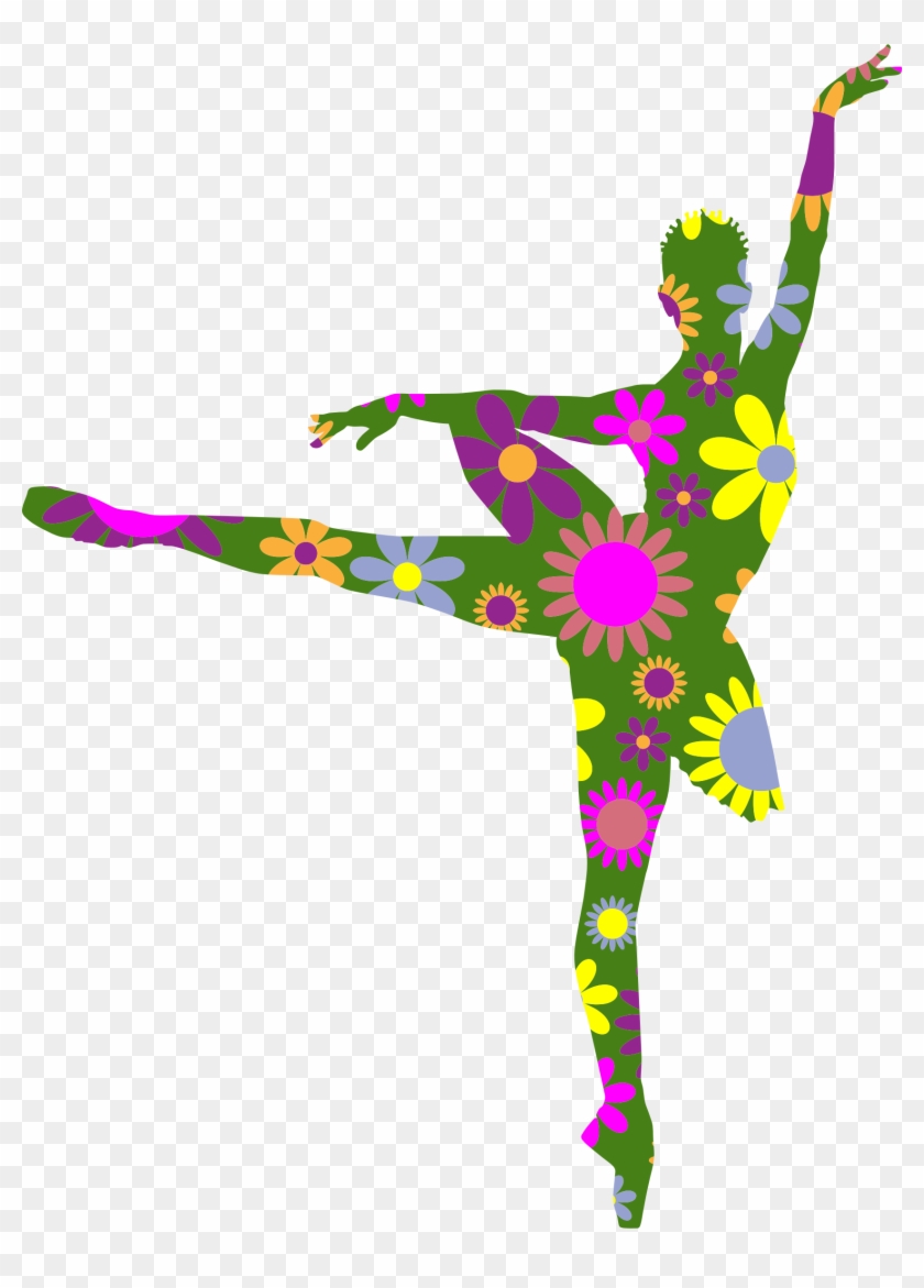 Braid Clipart Transparent - Ballet Floral Clipart - Png Download #695203