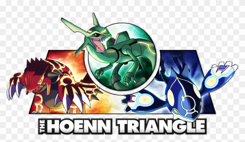 Pokémon The Hoenn Triangle Giveaway Groudon, Kyogre, - Graphic Design Clipart