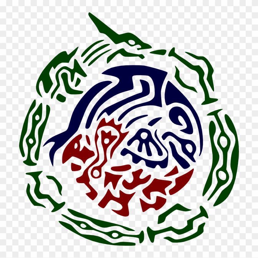 Rayquaza Kyogre Groudon Tribal Refinished By Porridgebeast - Groudon Kyogre Rayquaza Art Clipart