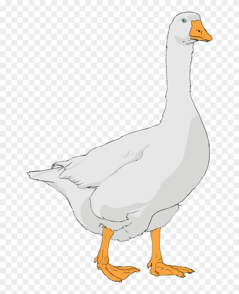Goose Clipart - Black Geese Clip Art Transparent - Png Download