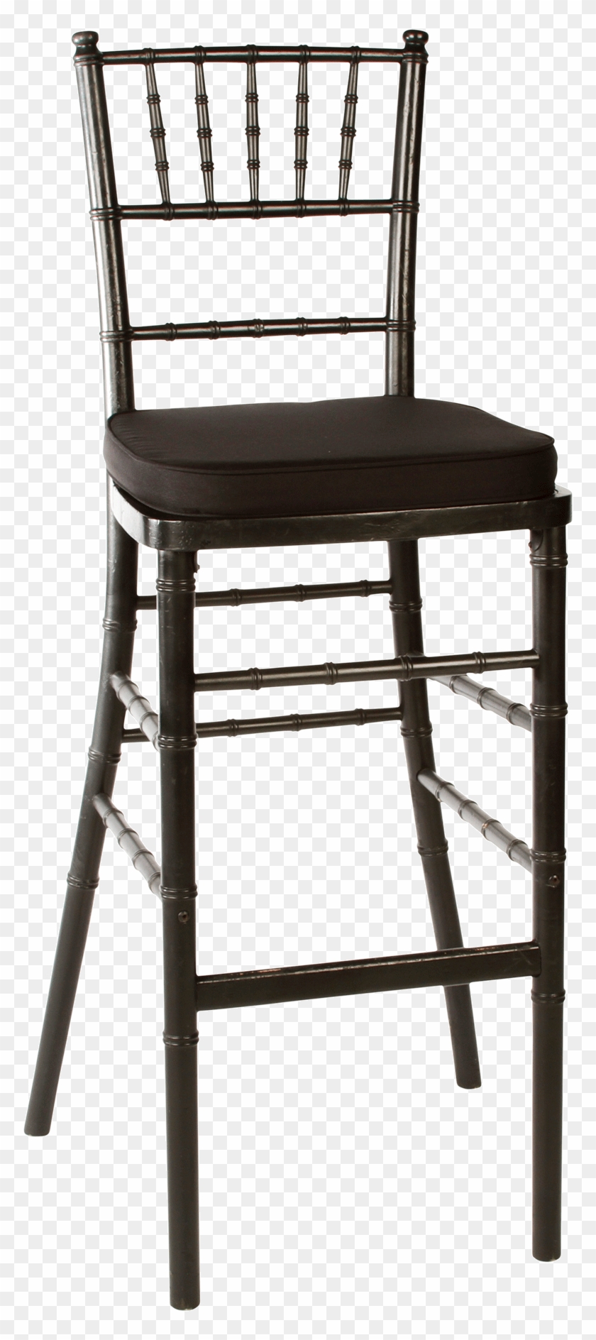 Chiavari Black Bar Stool Clipart