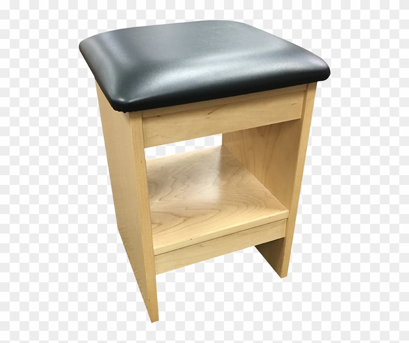 Economy Wood Locker Room Stool - Bar Stool Clipart #696043