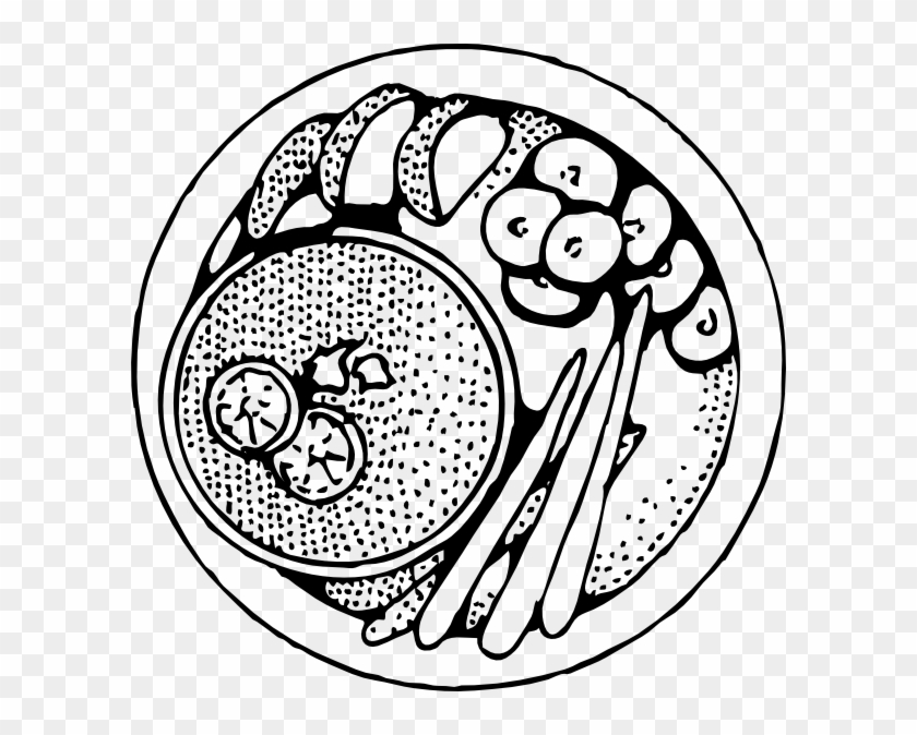 picture Dinner Plate Of Food Cartoon clip royalty free stock dinner lunch