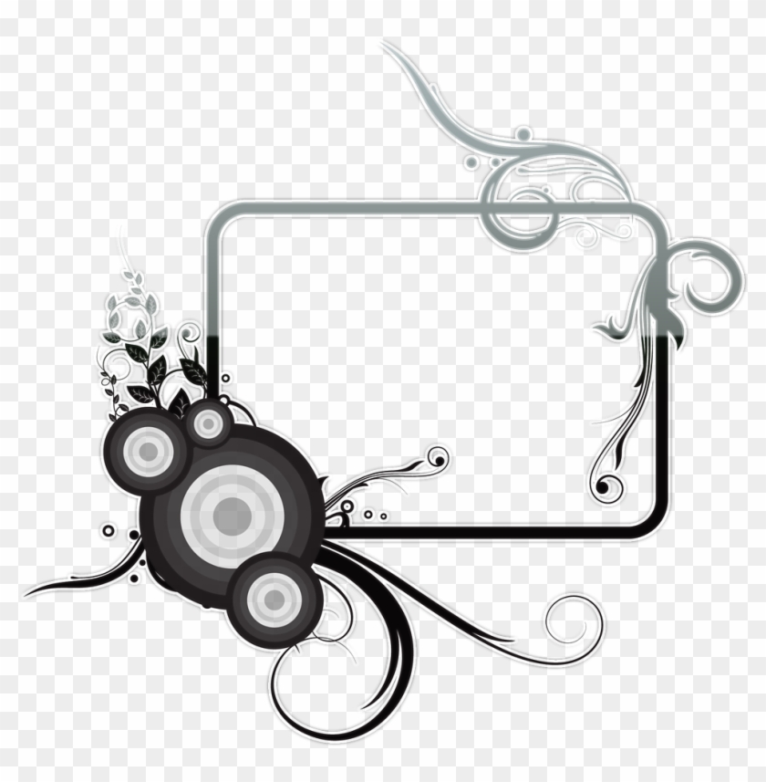 Vine Frame Border - Illustration Clipart