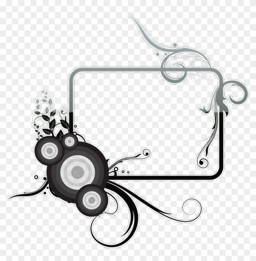 Vine Frame Border - Illustration Clipart #696337