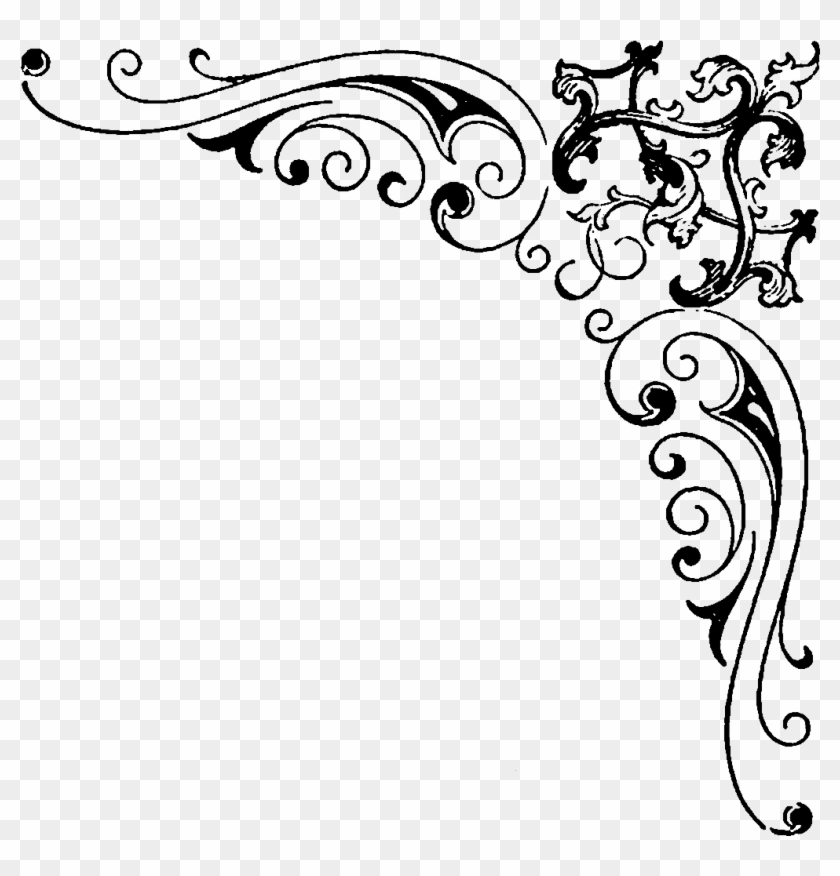 1200 X 1200 41 - Black And White Border Design Png Clipart #696389