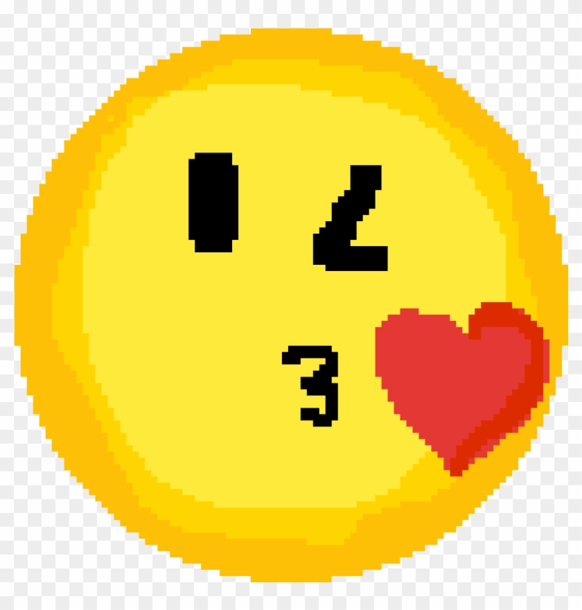 Emoji - Basketball Pixel Art Clipart