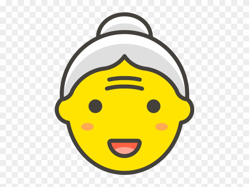 Old Woman Emoji - Icon Clipart #696961